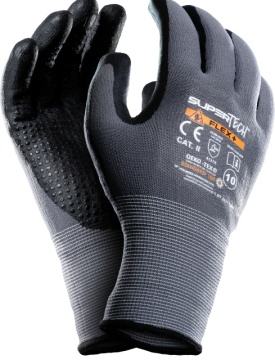 12x Mănuși de protecție nailon cu căptușeală spandex