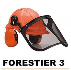 Casca cu viziera protectie FORESTIER 3 din plasa Portwest - Img 2