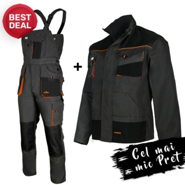 Costum salopeta de lucru pentru constructii - Oferta Top