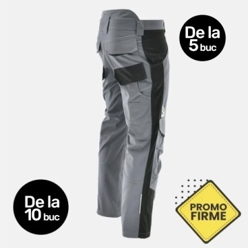 De la 10 bucati pantaloni salopeta Confort optim | gri închis + negru Sara