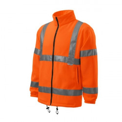 Fleece galben benzi reflectorizante 3M Malfini - Img 4