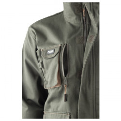 Jacheta de lucru 100% bumbac gros Sniper 2 verde vanatoresc Coverguard - Img 2