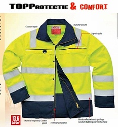 Jacheta de lucru reflectorizanta Multi-Norm protectie la riscuri multiple Portwest - Img 2