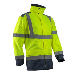 Jacheta de ploaie galben fluorescent KAZAN Coverguard