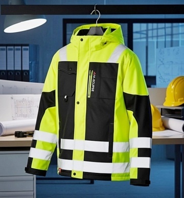 Jacheta primavara Softshell reflectorizanta practica protectie vant