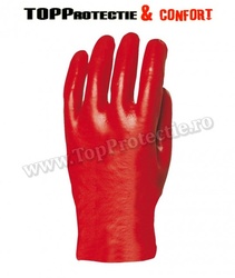 Manusi protectie din bumbac imersate in PVC,rezistente la umiditate - Img 2