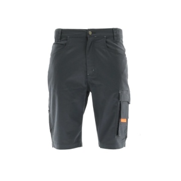 Pantaloni de lucru scurti Flexibili | Gri-Portocaliu Sara - Img 3