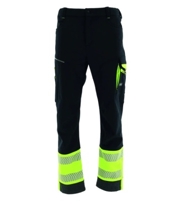 Pantaloni reflectorizanti de lucru iarna Softshell cu captuseala Sara - Img 4
