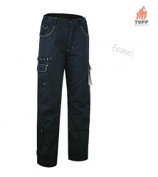 Pantaloni talie MISTI femei - albastru Coverguard