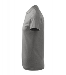Tricou polo cu guler gri Single Malfini - Img 4