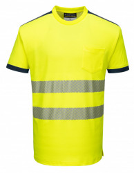 Tricou reflectorizant usor si respirabil 175gr Portwest - Img 2