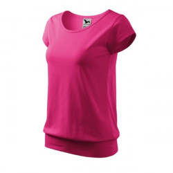 Tricou subtire 150gr de vara purpuriu pentru dame Malfini - Img 2