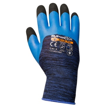 10x Manusi de lucru rentabile Supertech blue - Img 3