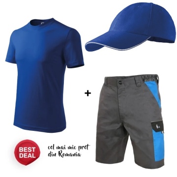 Costum de lucru Tricou, Sapca si Pantaloni scurti | Oferta Vara Cxs