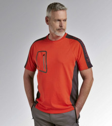 Lichidare: Tricou bumbac Organic Utility Diadora Cross rosu