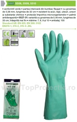 Manusi protectie antichimice bumbac impregnat acrilo-nitril 5510 - Img 2