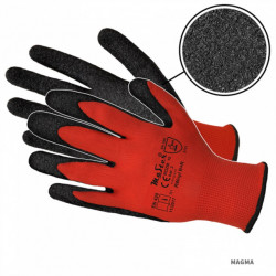 Manusi rosii aderente Latex tip cauciuc - la bax de 240