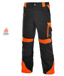 Pantaloni de lucru industriali Contrast negru/galben CXS - Img 4