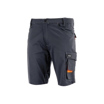 Pantaloni de lucru scurti Flexibili | Gri-Portocaliu Sara
