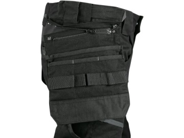 Pantaloni de lucru slim-fit 4-way stretch cu Cordura CXS negru - Img 4