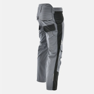 Pantaloni salopeta Confort optim | gri închis + negru Sara - Img 3