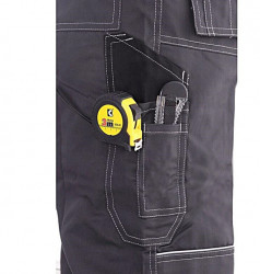 Pantaloni salopeta de lucru Strong gri CXS - Img 2