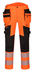 Pantaloni talie DX4 reflectorizanti, rezistenti la uzura Portwest