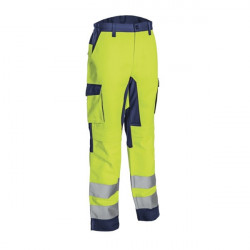 Pantaloni talie reflectorizanti Hibana cu buzunare pentru genunchiere Coverguard