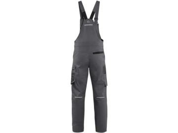 Salopeta de lucru cu pieptar CXS Solis Flex gri - Img 3