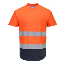 Tricou bicolor reflectorizant respirabil Portwest - Img 2
