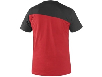 Tricou bumbac 100% rosu-negru CXS - Img 2