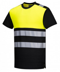 Tricou de lucru PW3, respirabil si confortabil cu elemente reflectorizante Portwest