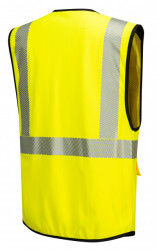 Vesta de lucru reflectorizanta Executive cu fermoar HiVisTex Pro, Portwest - Img 2