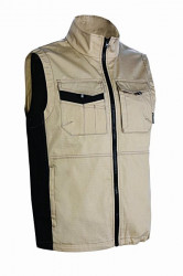 Vesta de lucru stil American bej Coverguard