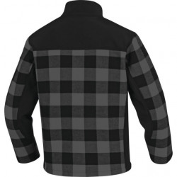 Camasa tip jacheta Kodiak model flanel Negru/rosu - Img 4