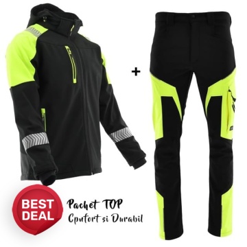 Costum de lucru Softshell: Pantalon si Jacheta Neo Sara