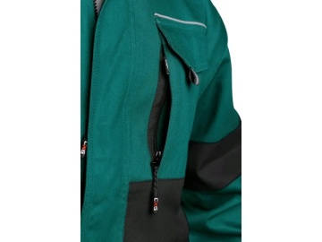 Costum salopeta gradina jacheta + pantalon verde din bumbac CXS - Img 8