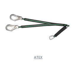 Curea de legatura absorbanta de socuri cu carabiniere ATEX Coverguard
