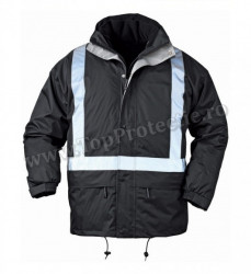 Geaca de iarna model 3 in 1 cu benzi reflectorizante Coverguard