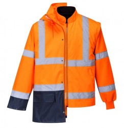 Geaca - Jacheta - Vesta reflectorizanta 5 in1 Rompetrol Portwest