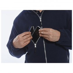 Geaca polar cu design sport gri, negru, bleumarin Portwest - Img 5