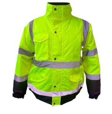 Geaca reflectorizanta de lucru iarna cu materiale de calitate