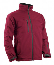 Jacheta de iarna softshell Yang Winter 2 negru, rosu - Img 1