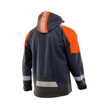 Jacheta de lucru Softshell Comfort si flexibilitate Neo Sara negru-portocaliu - Img 2