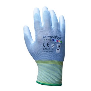 Manusi cu dexteritate ridicata foarte subtiri SuperTech blue - Img 2