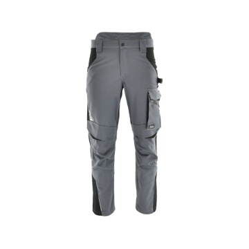Pantaloni salopeta Confort optim | gri închis + negru Sara - Img 4