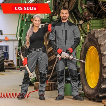 Pantaloni salopeta CXS Solis Flex gri - Img 2