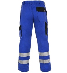 Pantaloni talie bumbac 100% Luxy cu dungi reflectorizante CXS - Img 2