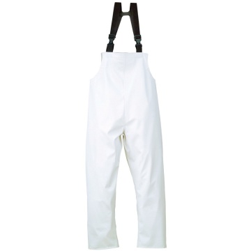 Salopeta cu pieptar impermeabila alba industrie Coverguard