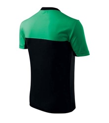 Tricou Bicolor ADL109 Verde-negru bumbac 200 grame Malfini - Img 3
